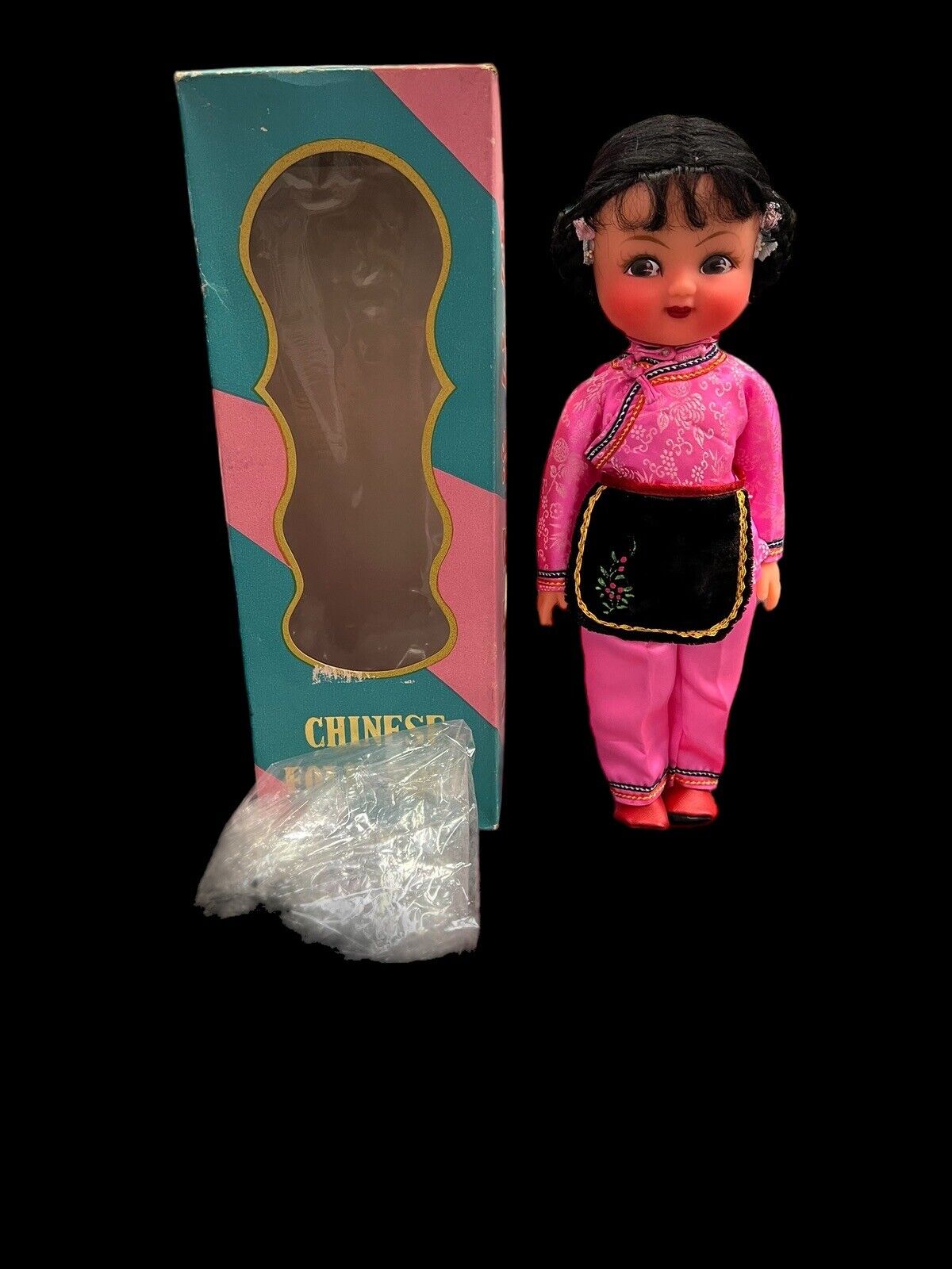 Chinese Folk Doll People’s Republic Of China Cultural Revolution W Original Box