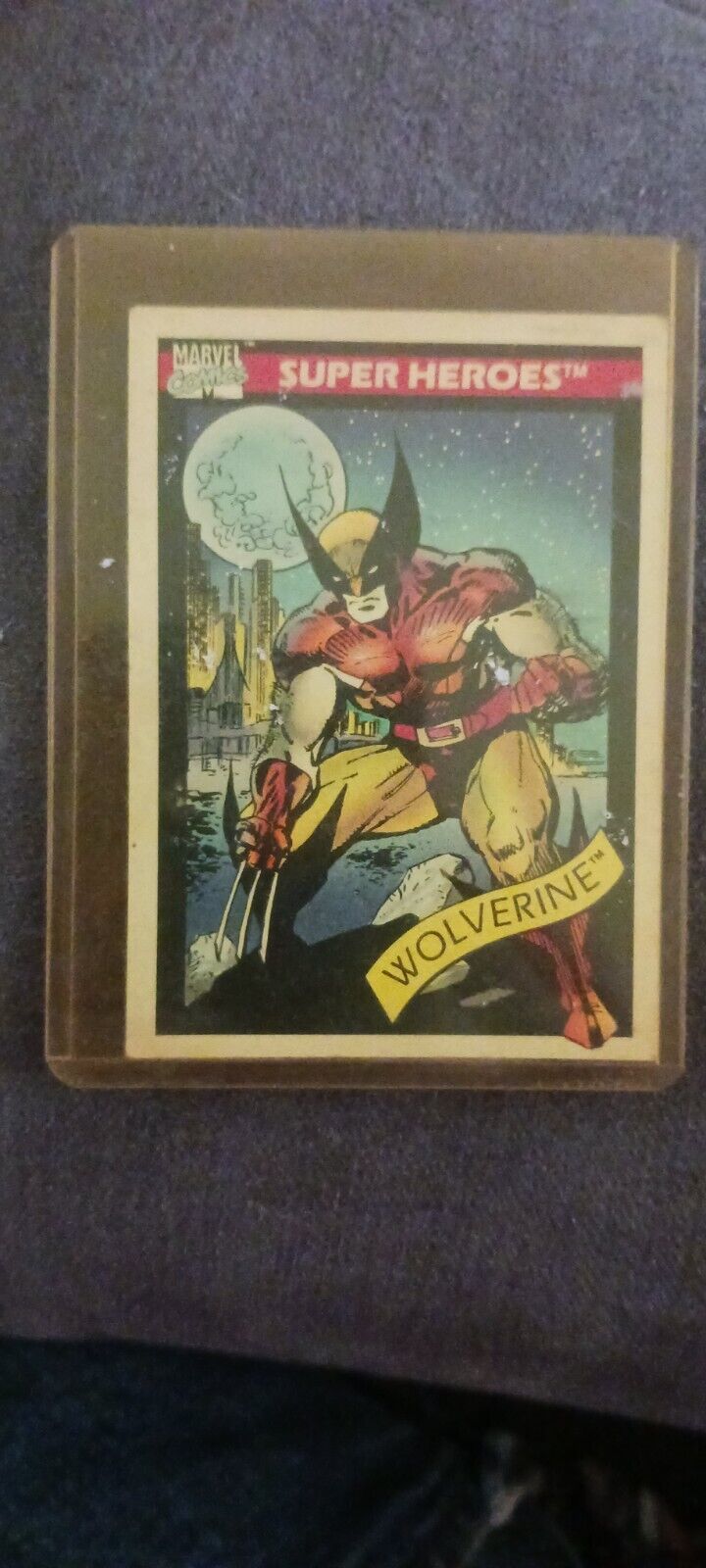  PRISTINE 1990 MARVEL UNIVERSE WOLVERINE RARE THE HOLY GRAIL IN MARVEL TRADING 