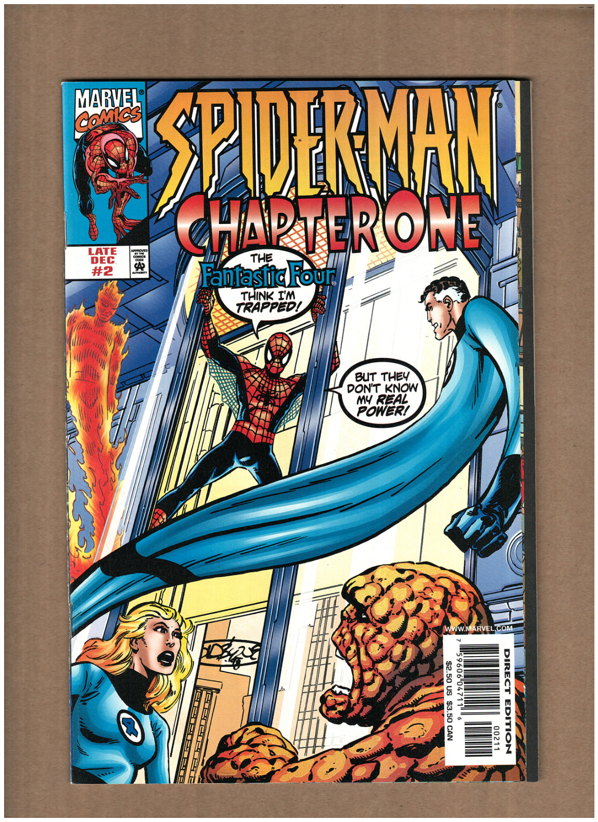 Spider-man Chapter One #2 Marvel Comics 1998 John Byrne FANTASTIC FOUR APP NM-