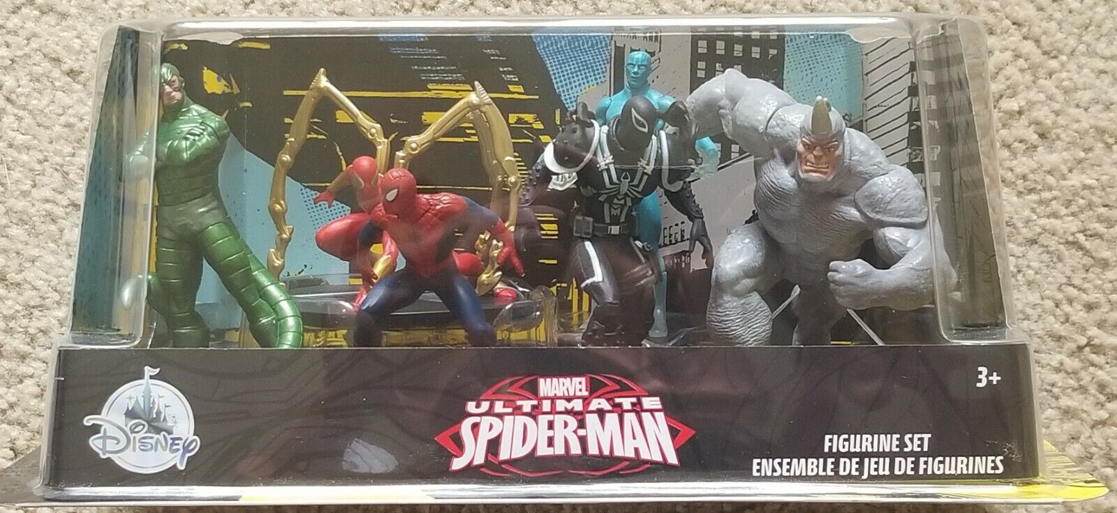 NEW Disney Store Exclusive Marvel Ultimate Spiderman Figurine SET Fast Shipping