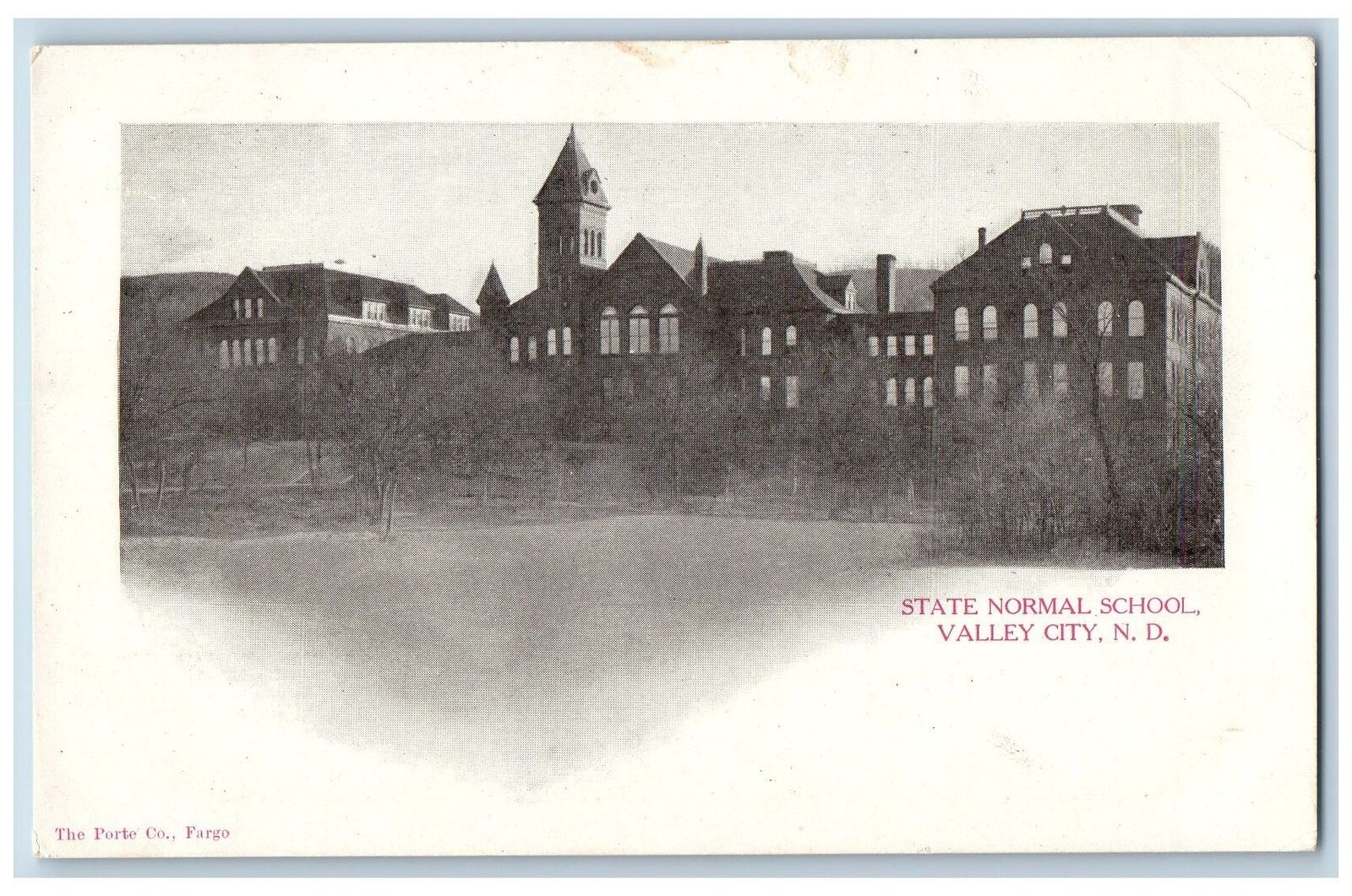 c1905's State Normal School Campus Building Valley City North Dakota ND Postcard