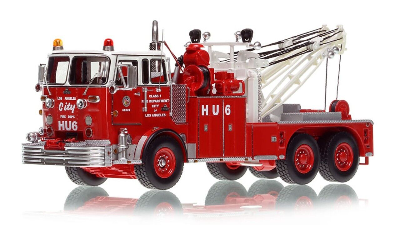 Fire Replicas 1/50 Los Angeles City FD 1967 Crown Holmes 850 Heavy Utility 6 HU6