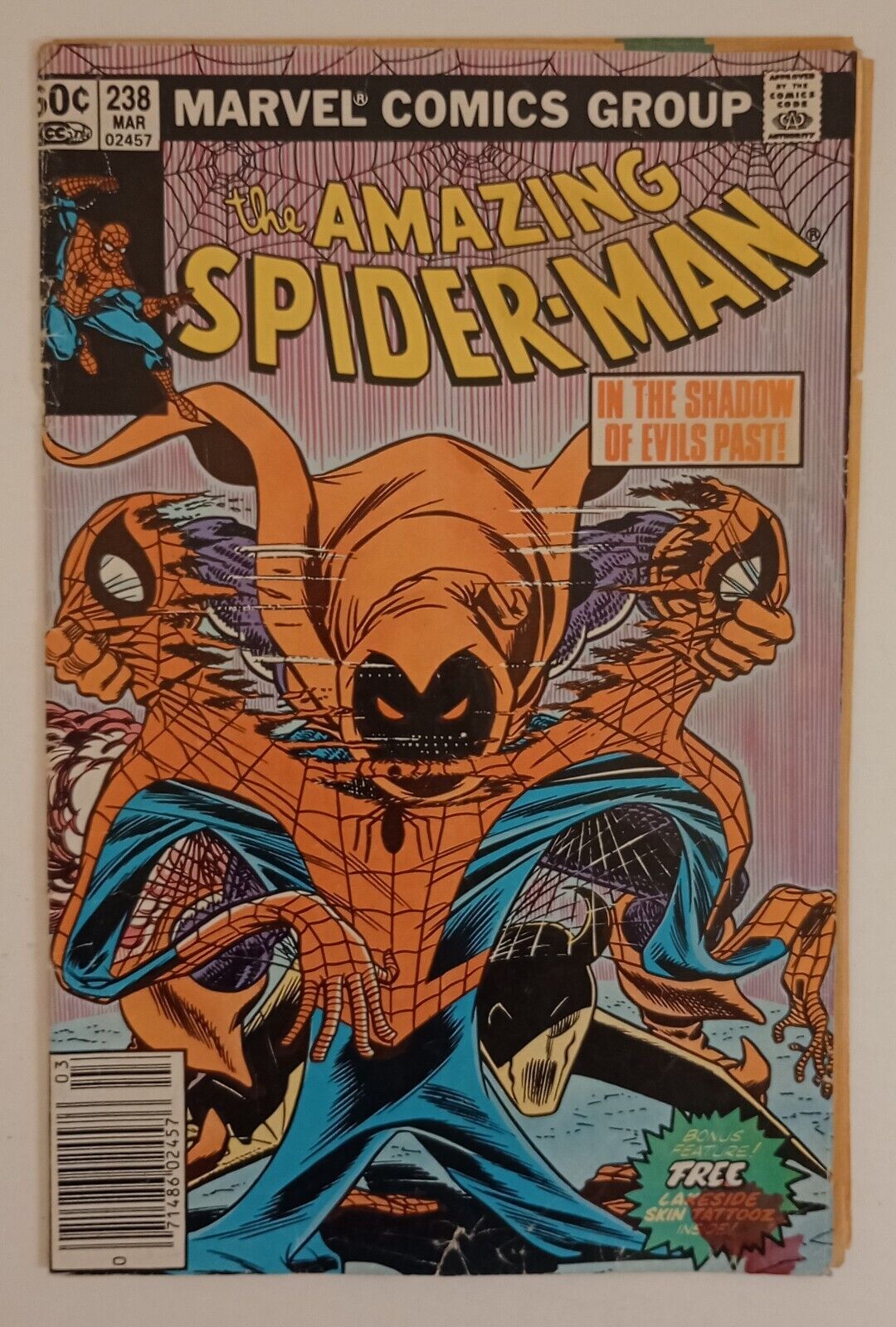 Amazing Spider-Man #238 Newsstand (1st app of The Hobgoblin) No Tattooz 1983