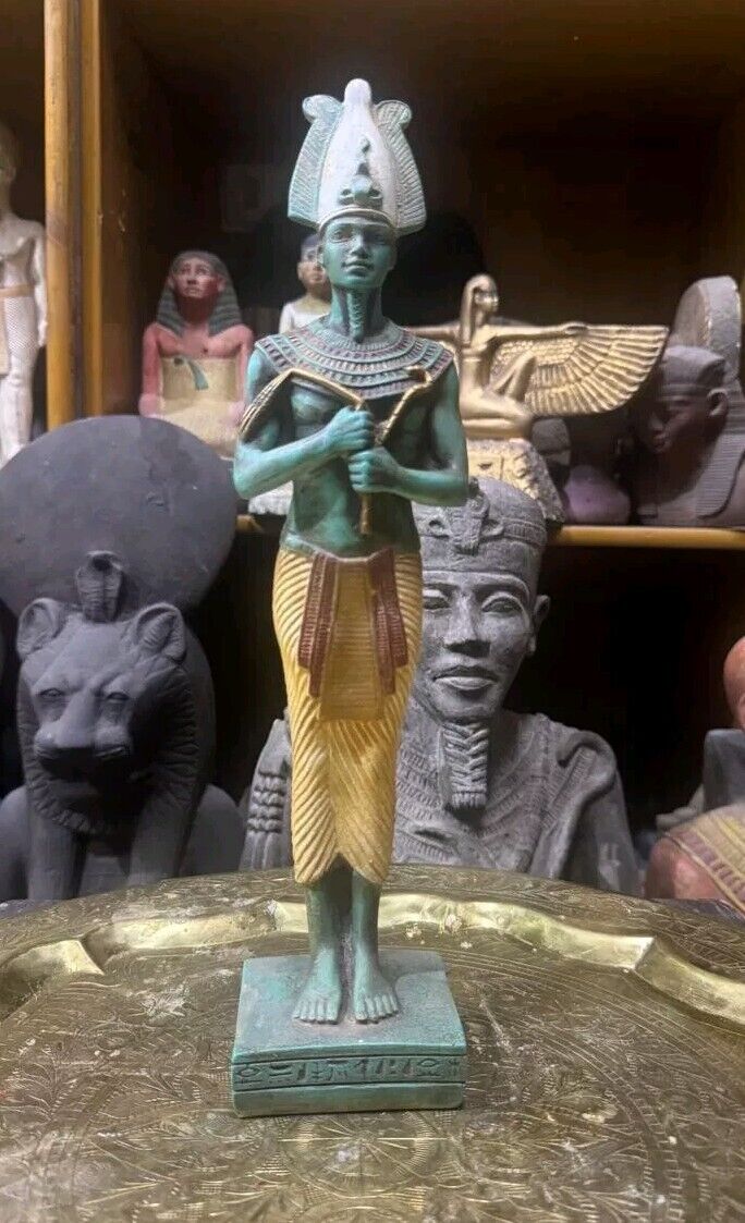 Rare Egyptian Pharaonic Statue for God Osiris Head Court Of the Dead Egypt BC