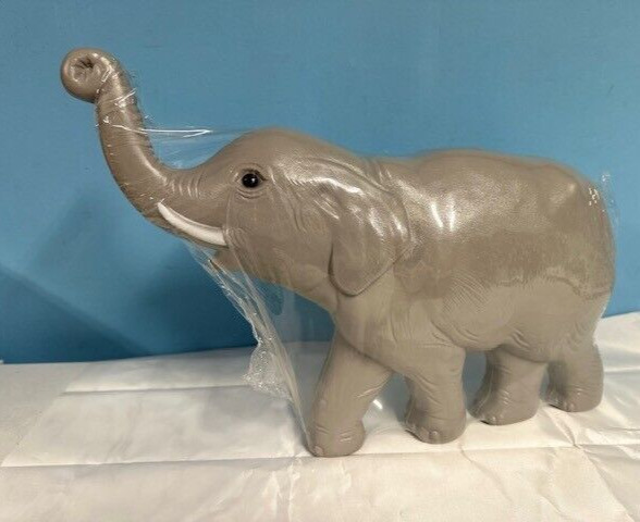 Blow Mold 1994 Don Featherstone Yard Deco Elephant Union Products Vintage