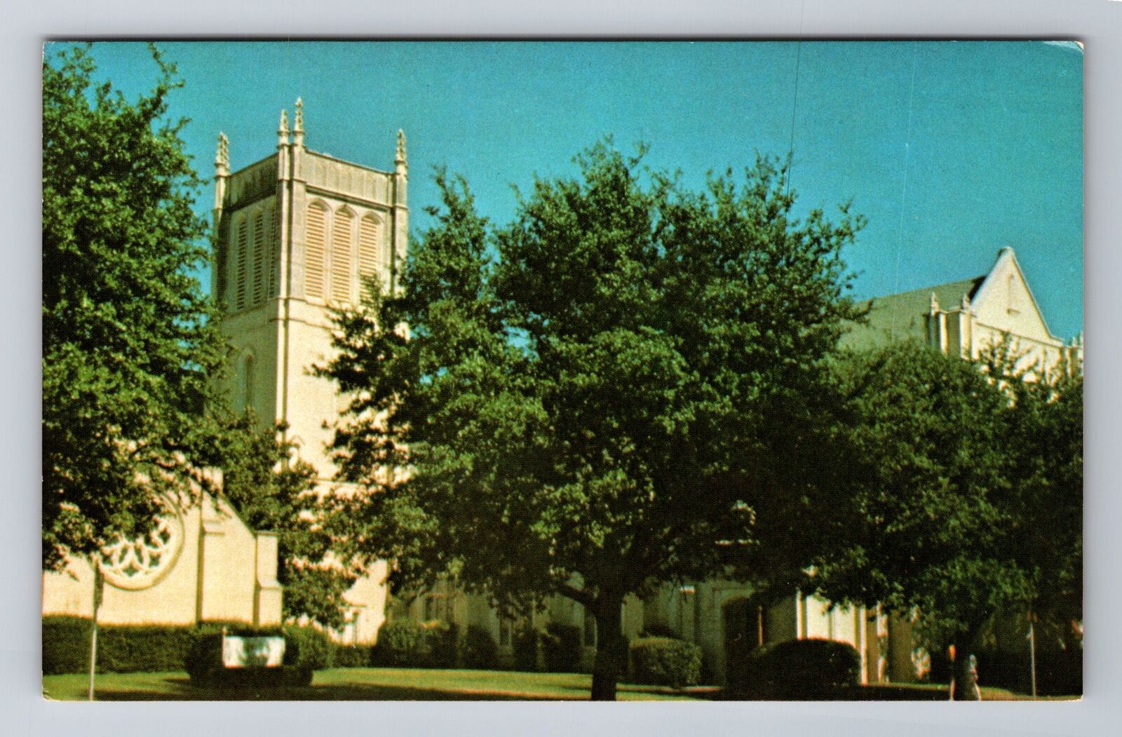 Fort Worth TX-Texas, Polytechnic United Methodist Church, Vintage Postcard