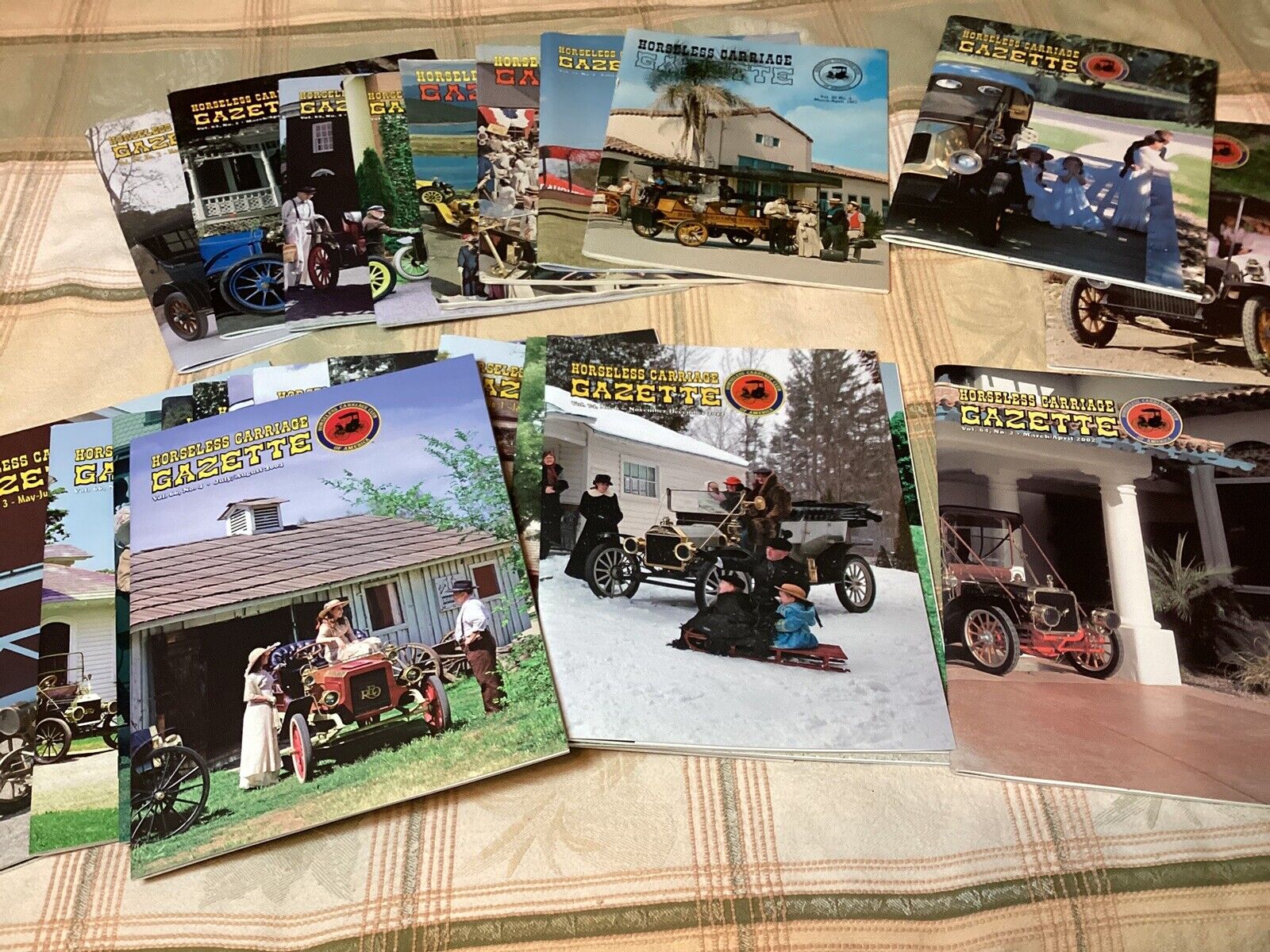 24 Issues Of Horseless Carriage Gazette Classic Car Magazine 1971-2013