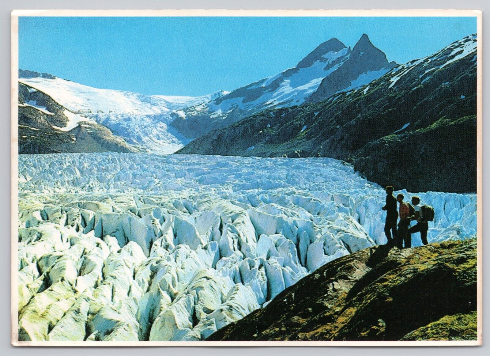 Juneau Alaska, Mendenhall Glacier Scenic View, Vintage Postcard