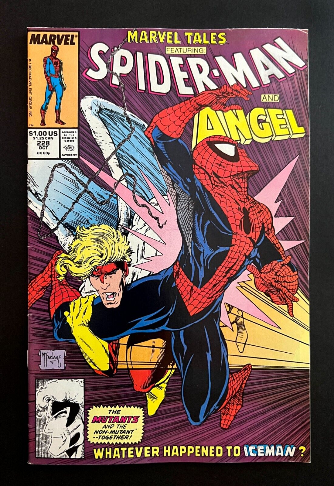 MARVEL TALES SPIDER-MAN #226 Todd McFarlane Cover PETER PORKER SPIDER-HAM 1989