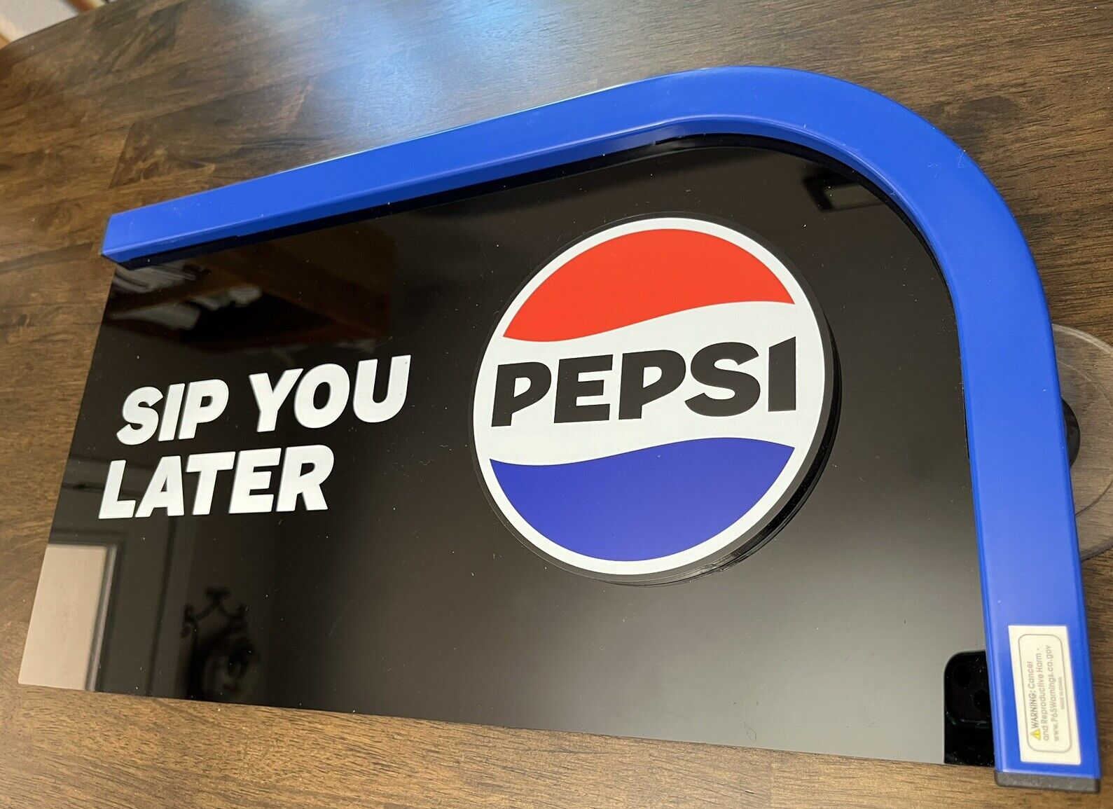 Pepsi Cola Soda Hanging Wall Display store hour Sip You Later
