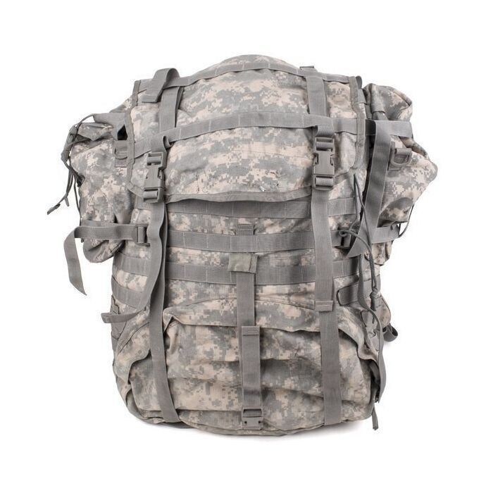USGI MOLLE II Large Complete Field Pack Set w/ Straps Frame Side Pouches