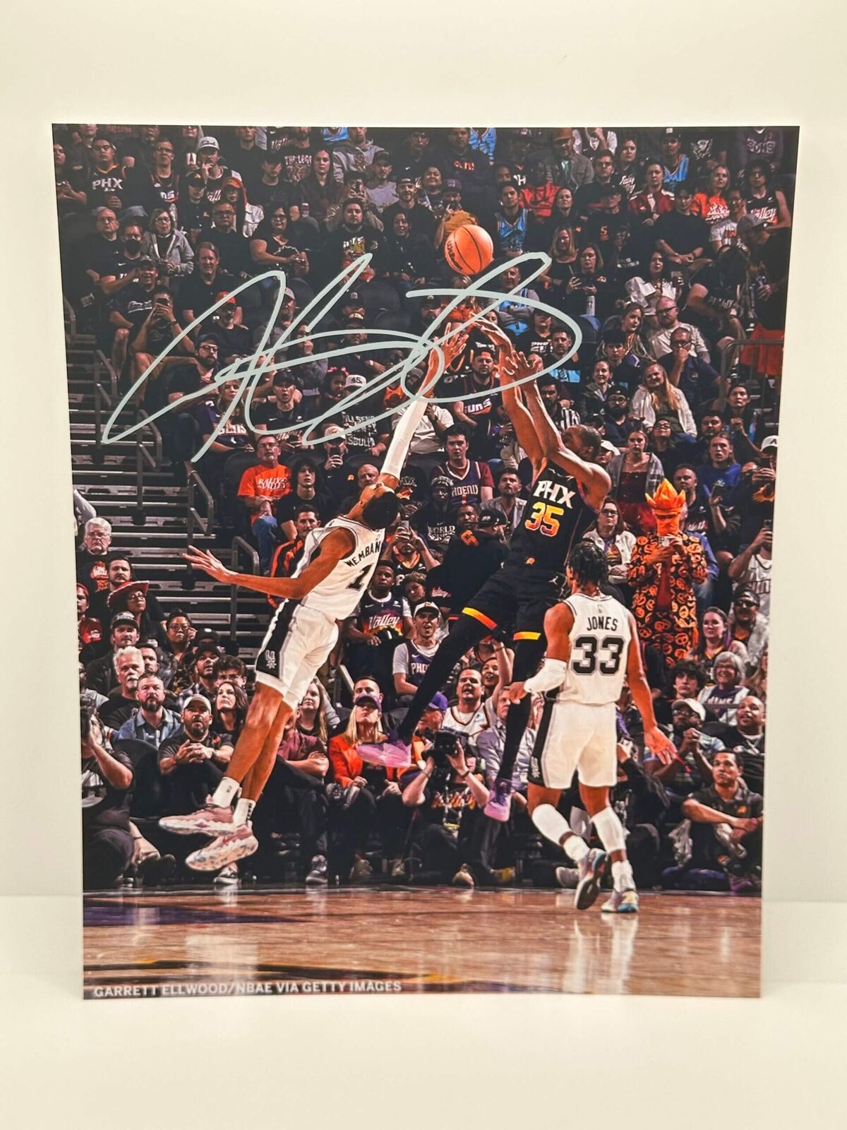 Kevin Durant 3 Pointer Signed Autographed Photo Authentic 8X10 COA