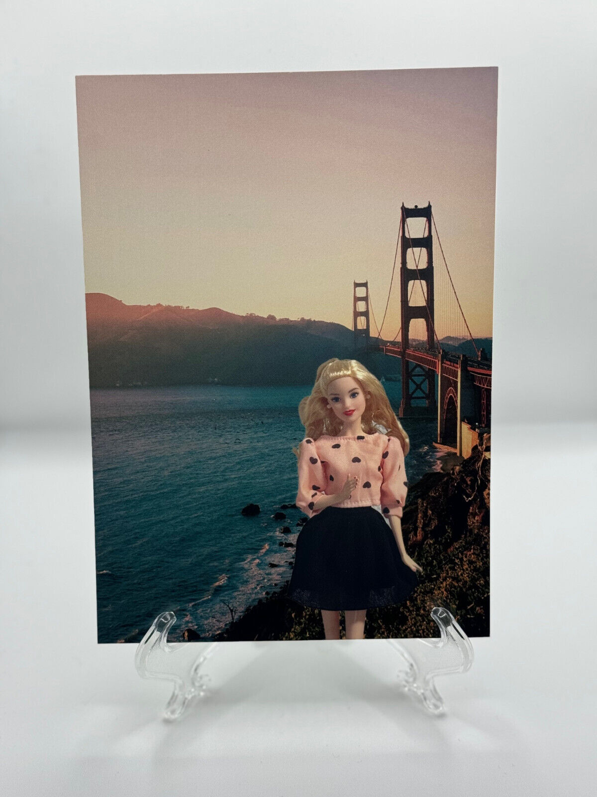 Brand New Barbie Travels to San Francisco Art Print/Postcard
