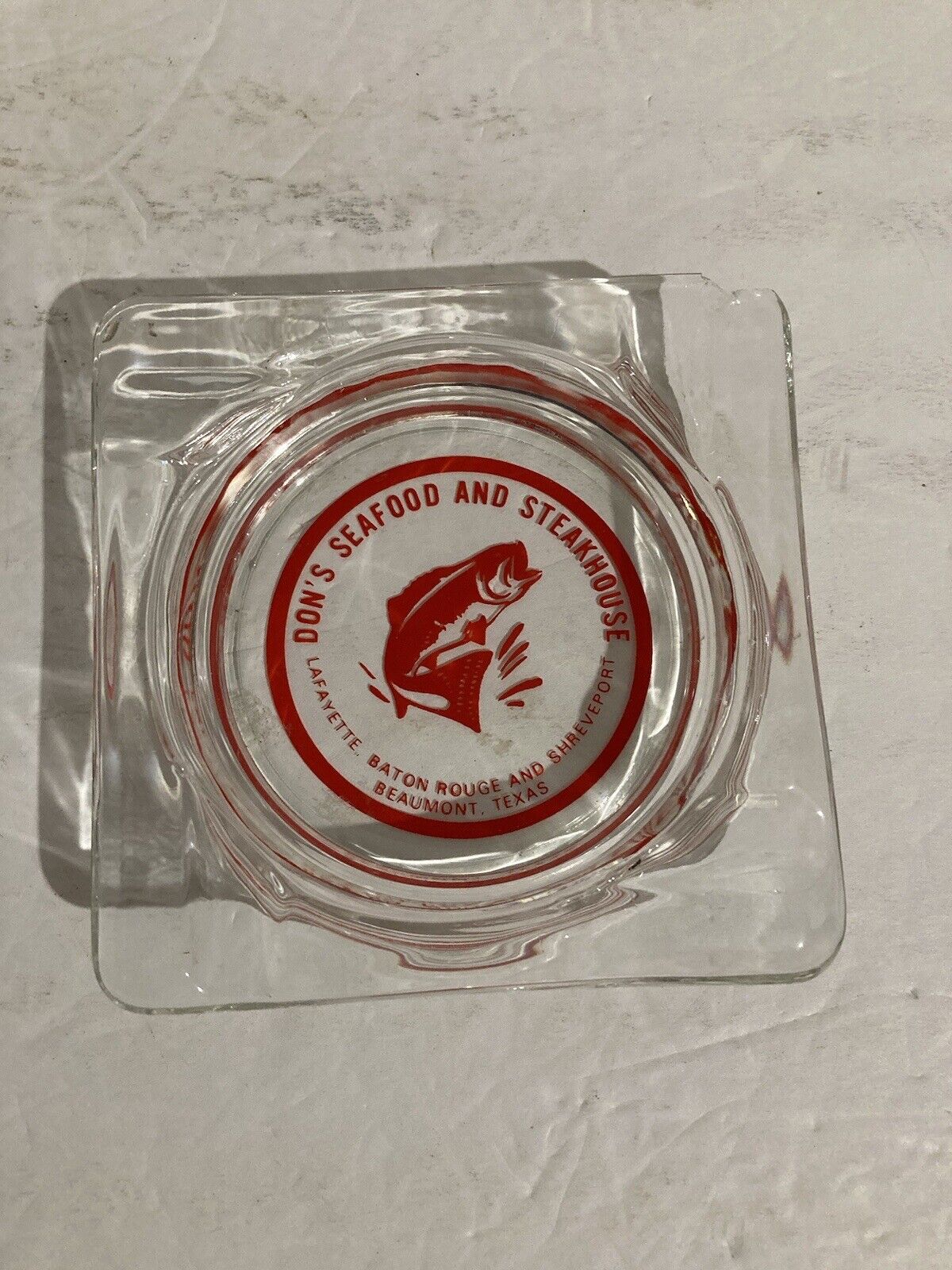 Vintage Don’s Seafood and Steakhouse ashtray Restaurant cigar cigarette smoking