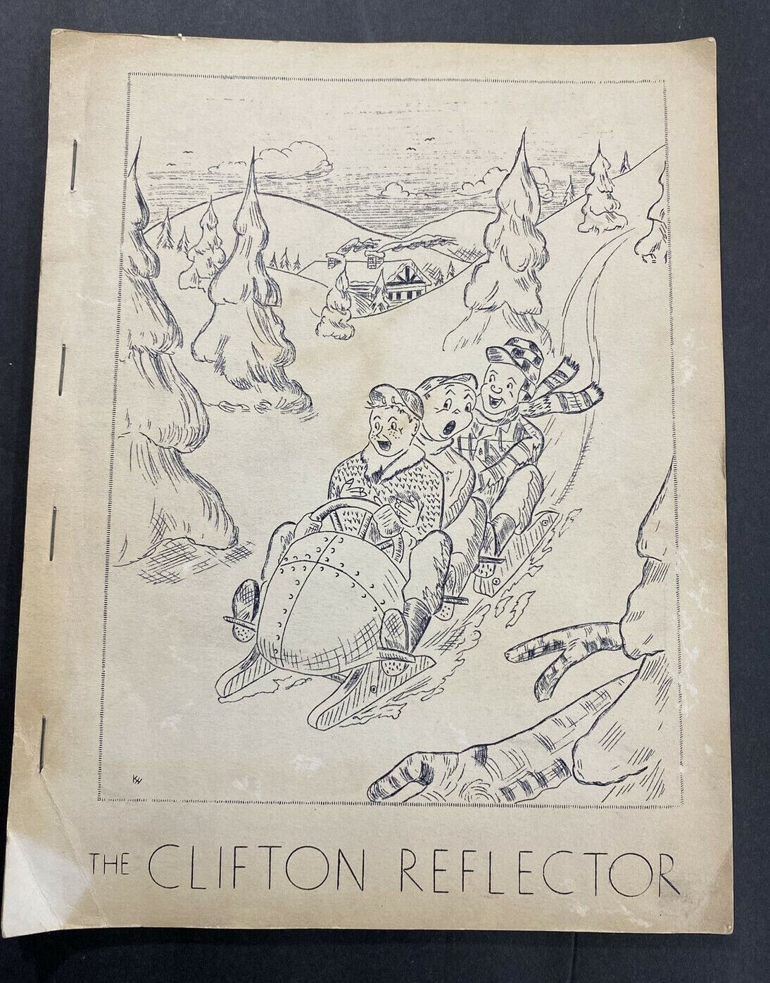 Vintage 1949 CLIFTON HIGH SCHOOL The Reflector Vol. 1 No. 1 Clifton, New Jersey