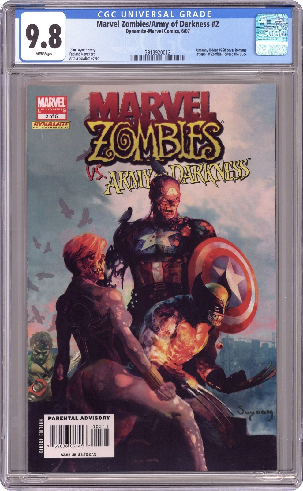 Marvel Zombies Army of Darkness #2 CGC 9.8 2007 3913920012
