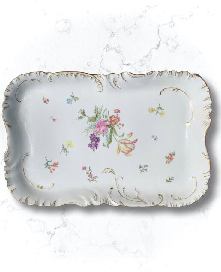 Antique French H & Co Limoges Platter (Large)