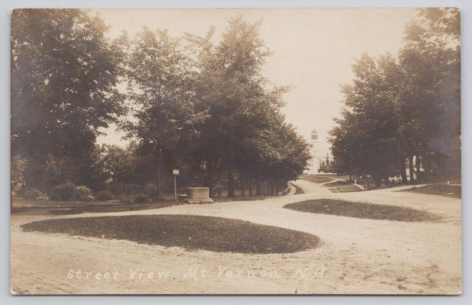 Postcard RPPC Street View Mt. Vernon New Hampshire ca.1908