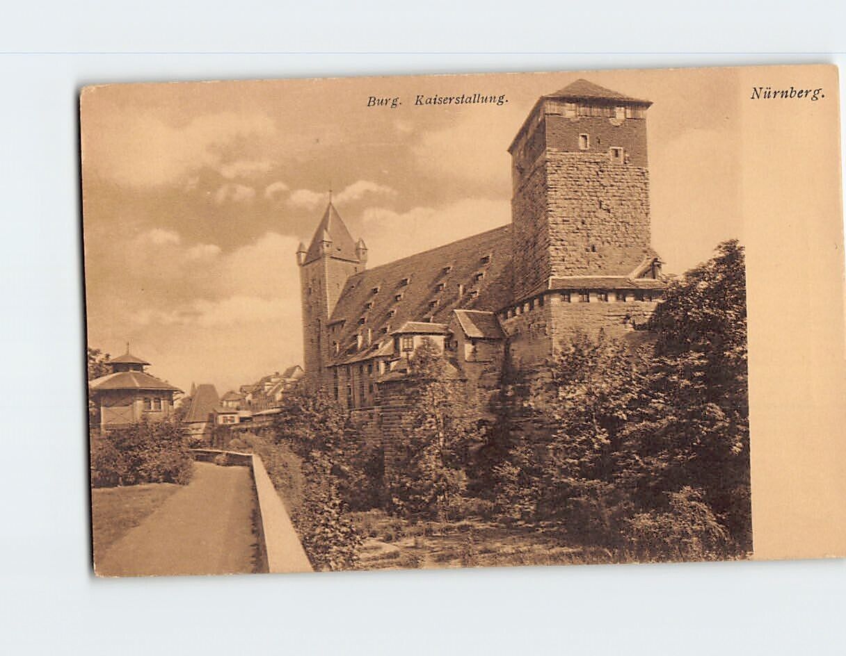 Postcard Kaiserstallung Imperial Stables Nuremberg Germany