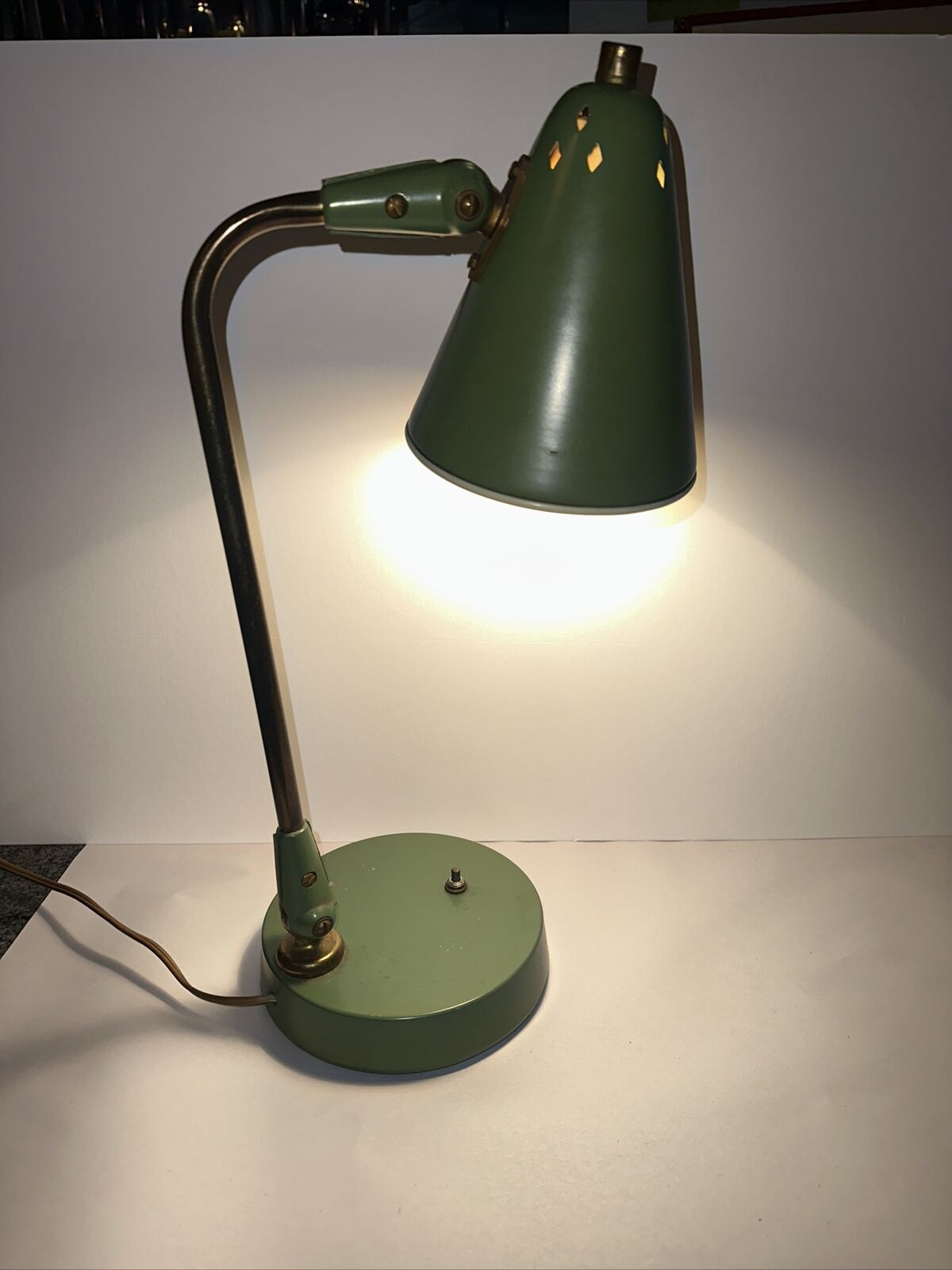 Mid Century Table Desk Lamp Christian Dell Style Gerald Thurston MCM Modern