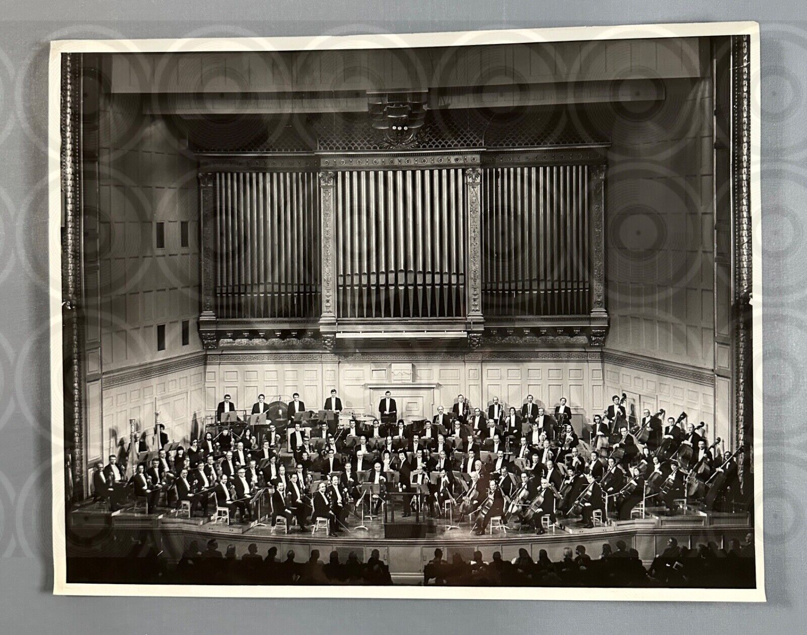 Seiji Ozawa Photograph Boston Symphony Hall Circa 1973 Jet Original 11 x 14