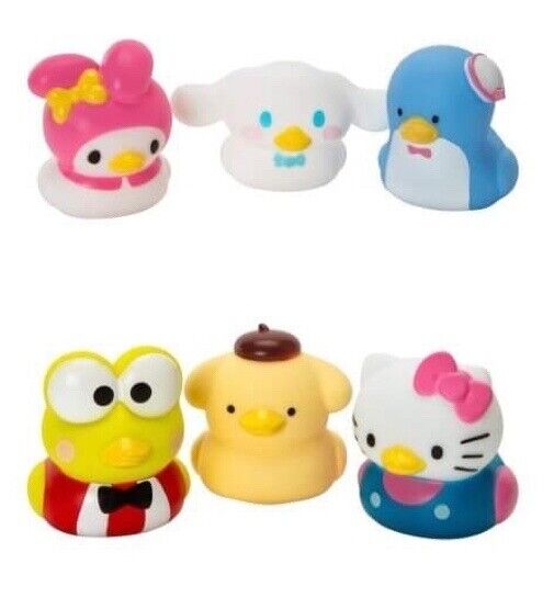 Set of 6 Hello Kitty & Friends® Rubber Ducks by Duck'z™