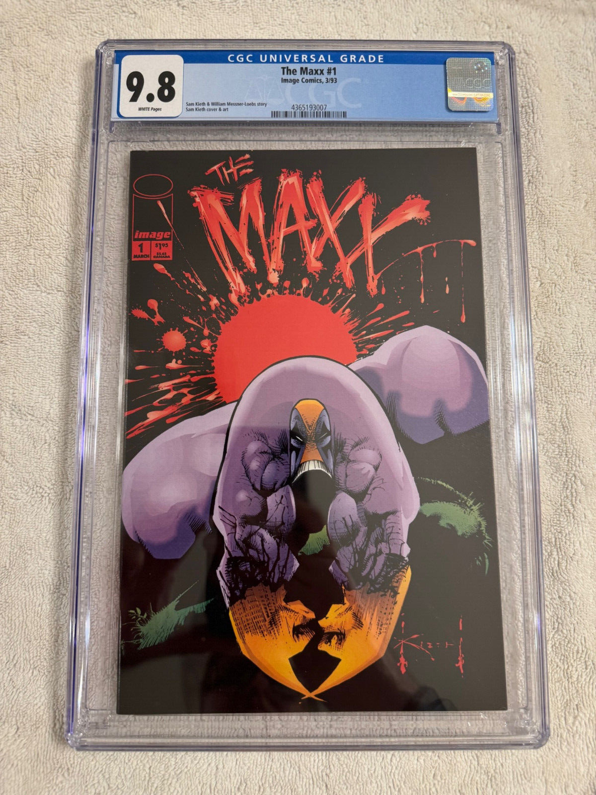 The Maxx #1 - CGC 9.8 - White Pages - Image Comics 1993