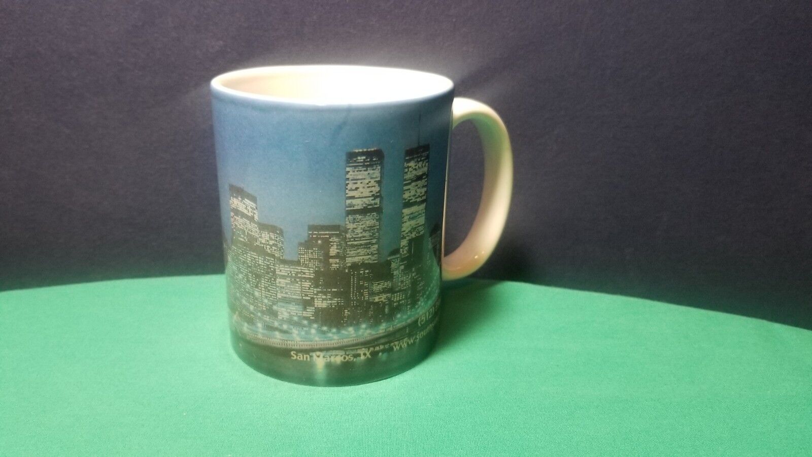 Twin Towers Collectible New York Skyline Coffee Cup