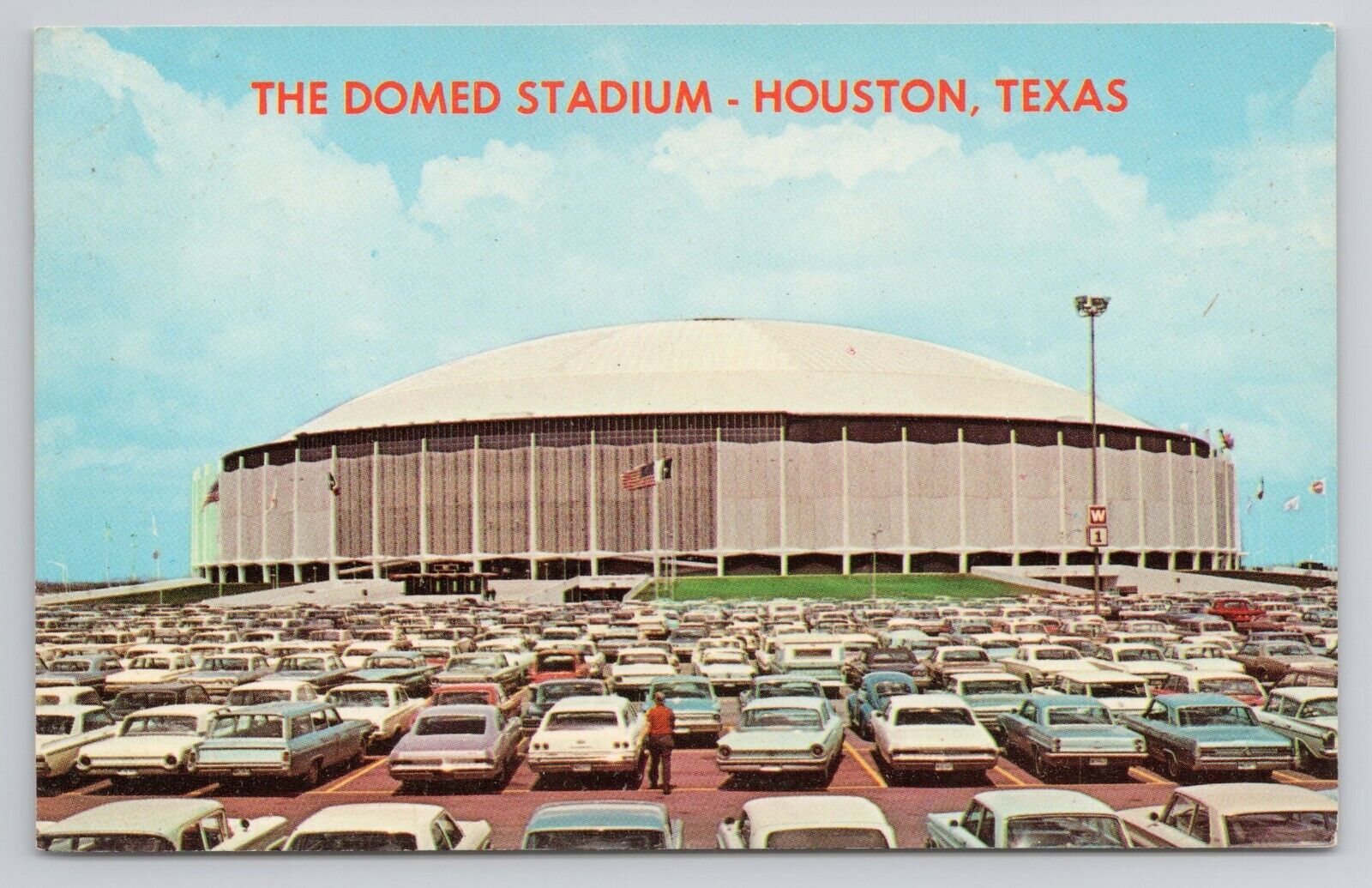 Postcard The Domed Stadium Houston Texas