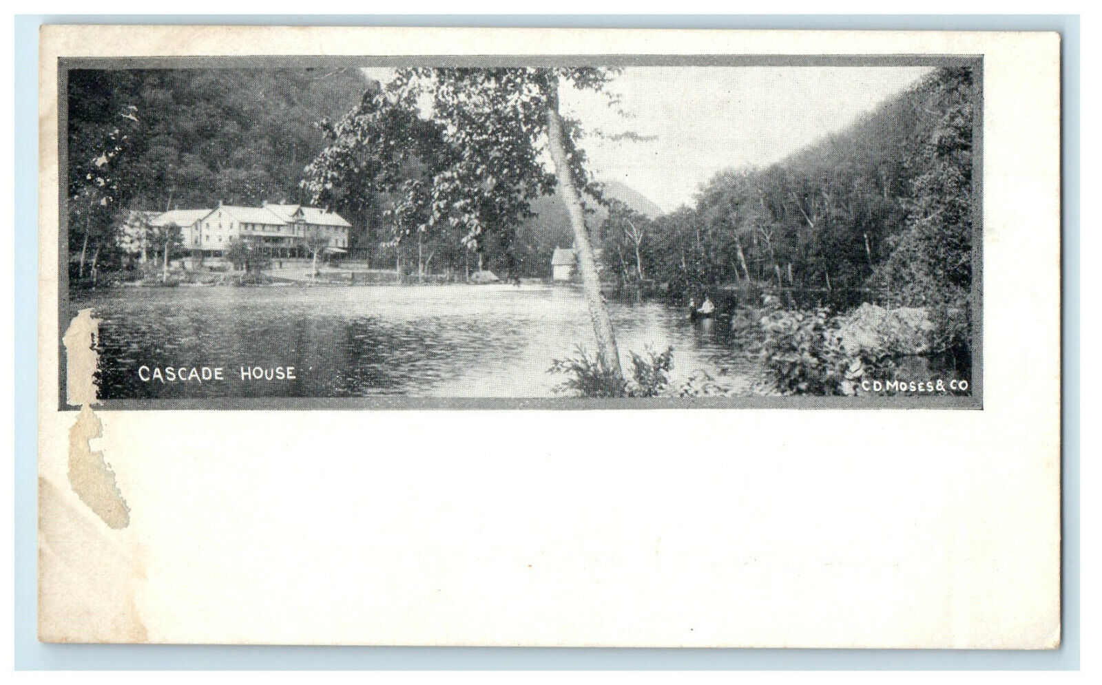 c1905 Cascade House Hotel New York NY Adirondacks Unposted PMC Postcard