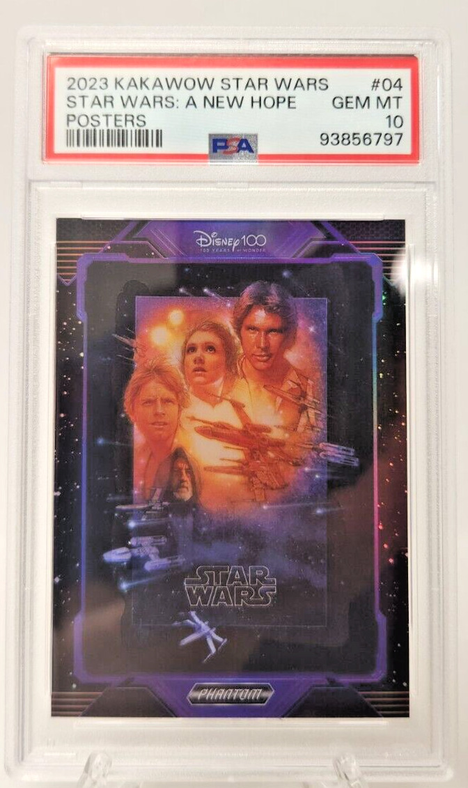 2023 Kakawow Star Wars A New HOPE Iconic Posters SSP /125 PSA 10