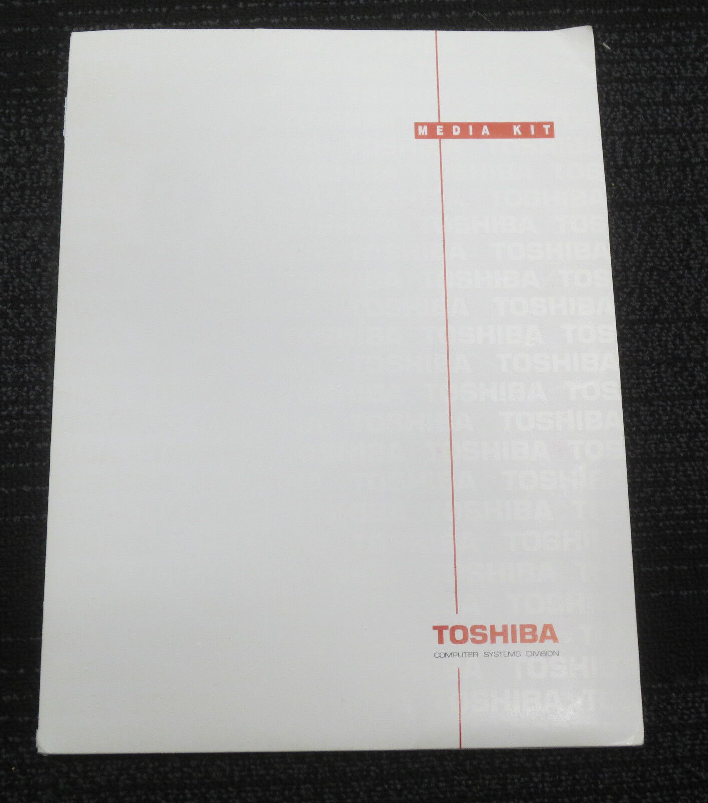 ☆ RARE 1995 TOSHIBA SATELLITE PRO 410 Notebook Press Kit Media Packet PHOTOS