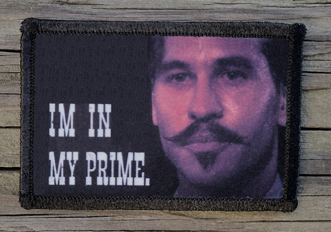 Tombstone I'm In My Prime Morale Patch Hook and Loop Army Tactical Funny 2A Gear