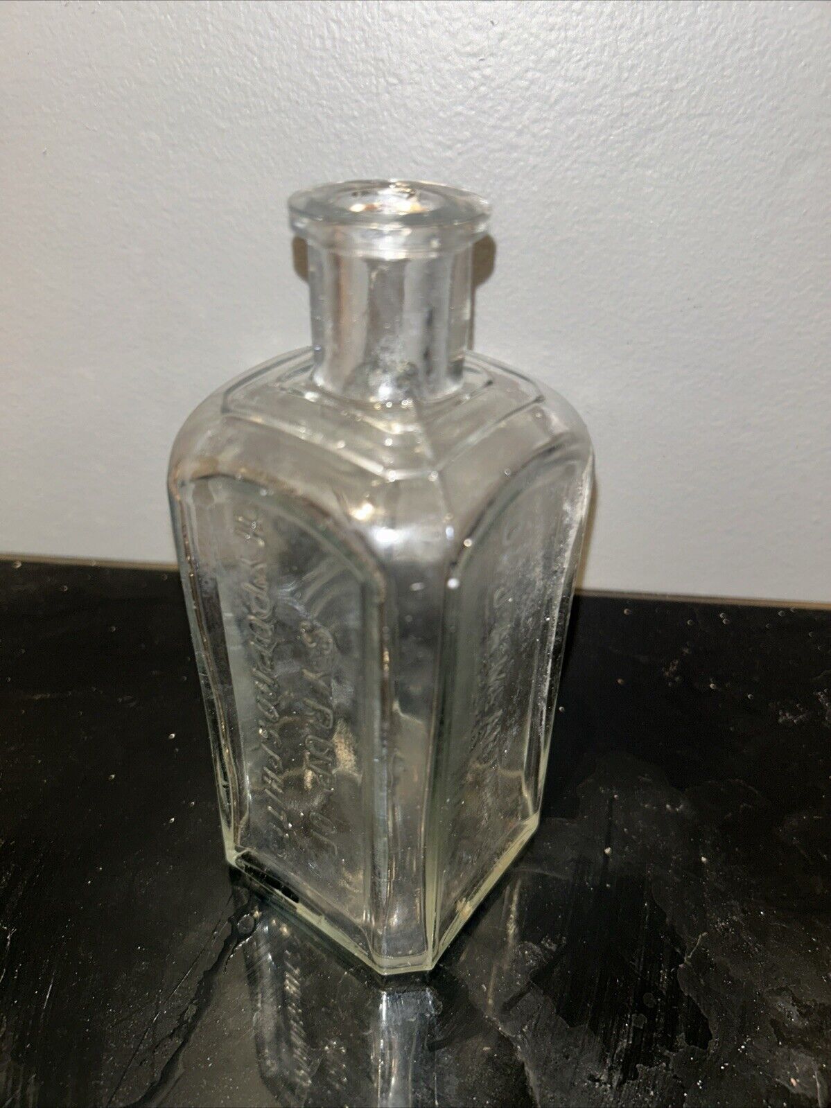 Antique 1880's clear~Dr J A  McArthur's Syrup of Hypophosphites~near mint,