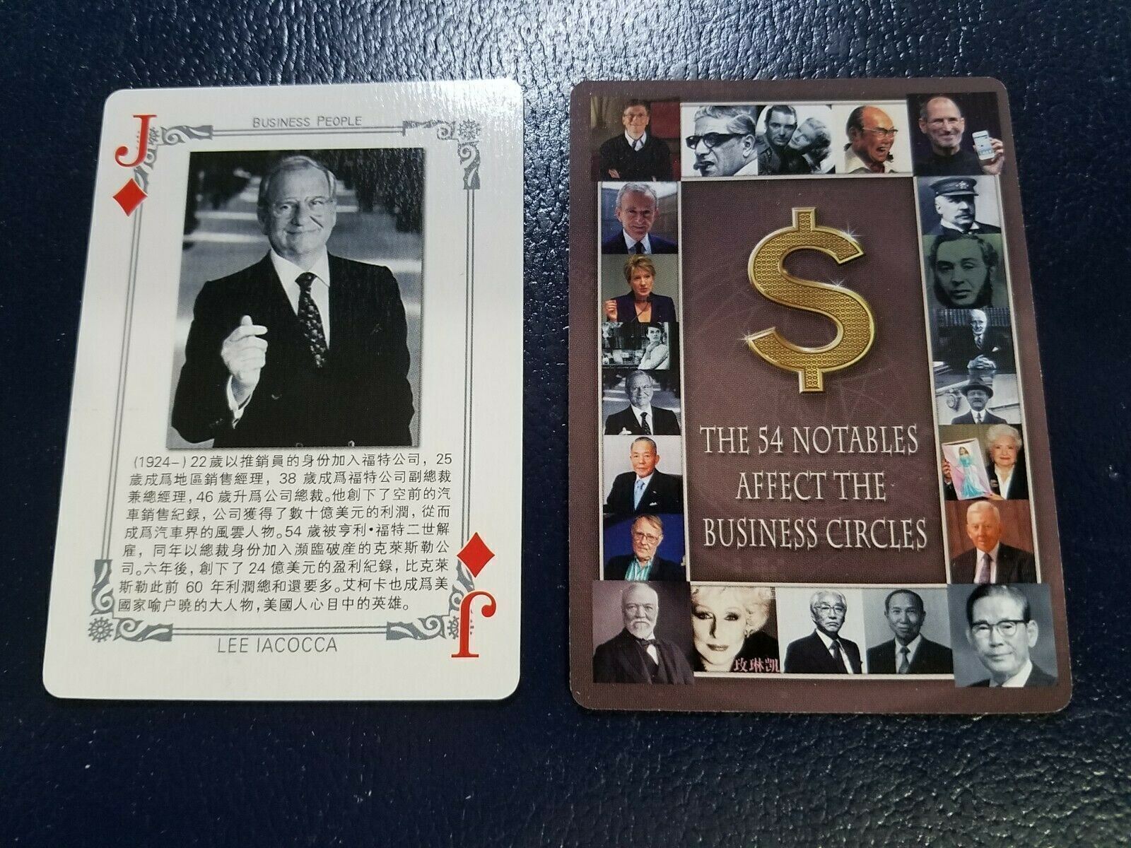 Lee Iacocca American Executive Business People Chinese Playing Card