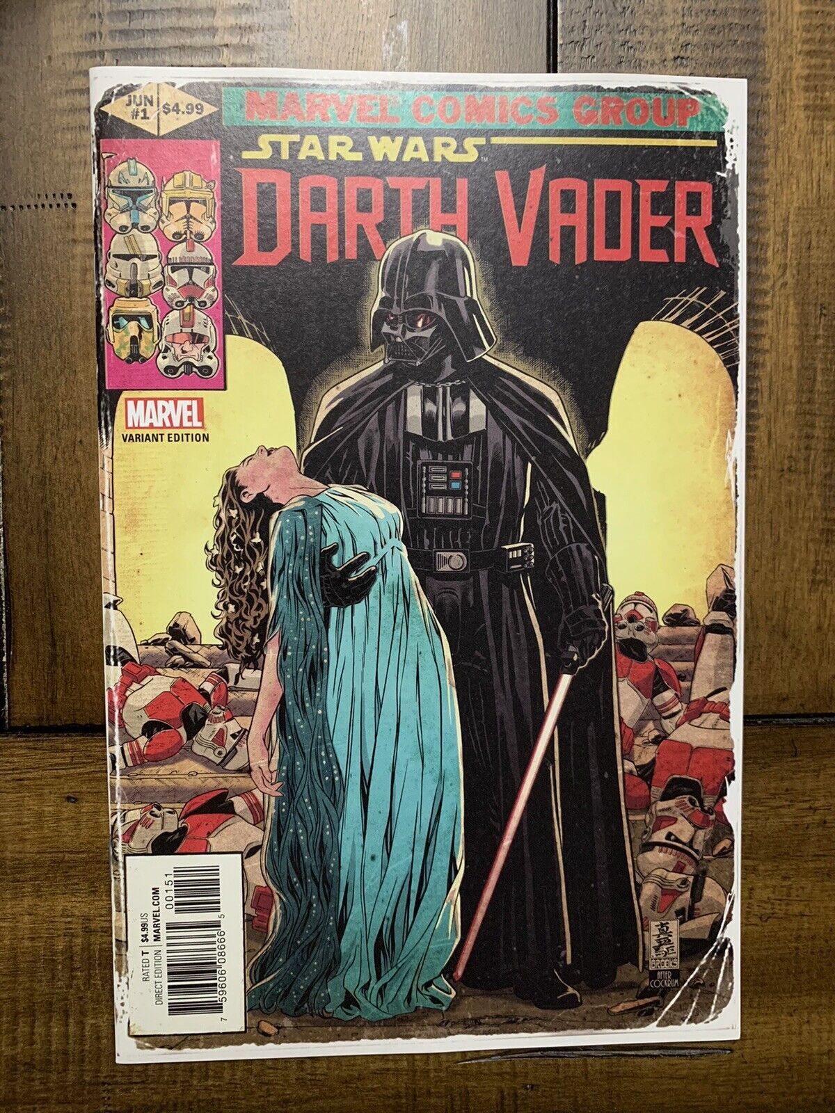 Marvel Star Wars: Darth Vader (2017) #1 Cover E - Mark Brooks Homage Variant NM