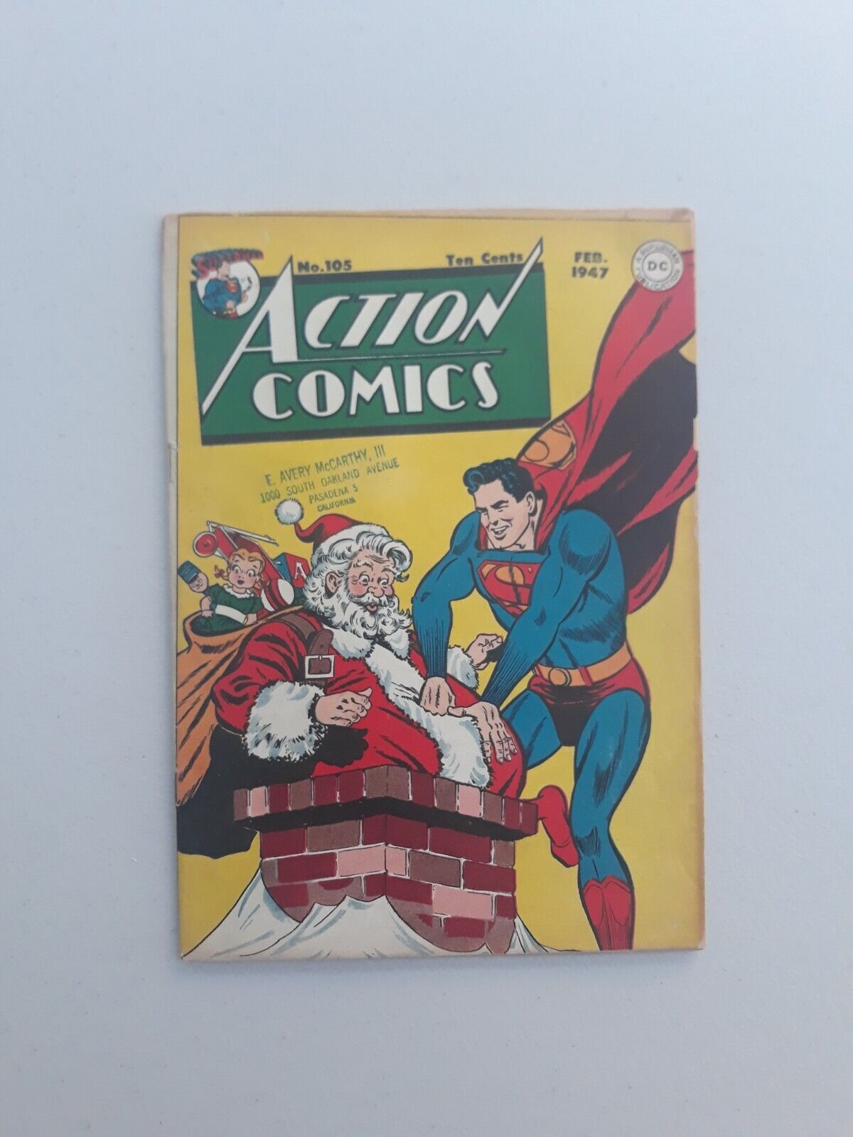Action Comics 105 Golden Age 1947 DC Comics Superman, Read Description 