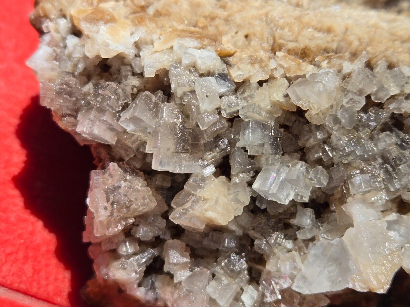 Calcite Crystal Cluster 4 lbs 11.6 ounces, 8 inch wide 4 inch height, Unique 