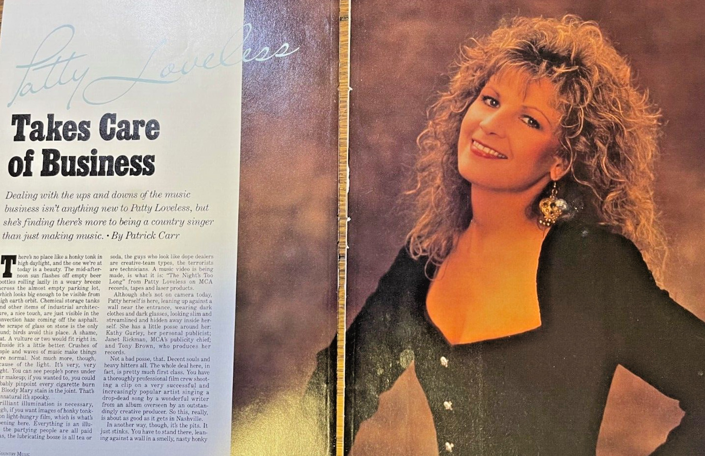 1991 Country Singer Patti Loveless