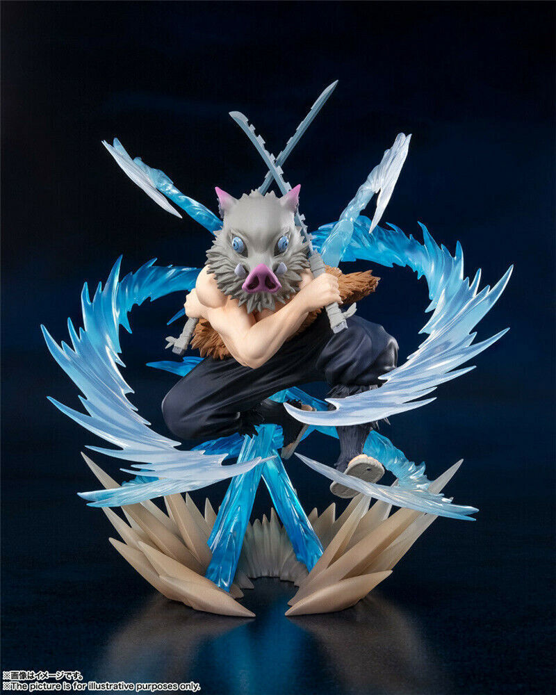 Anime Demon Slayer Inosuke Hashiraba Beast Breathing Model Toy PVC Figure Gift