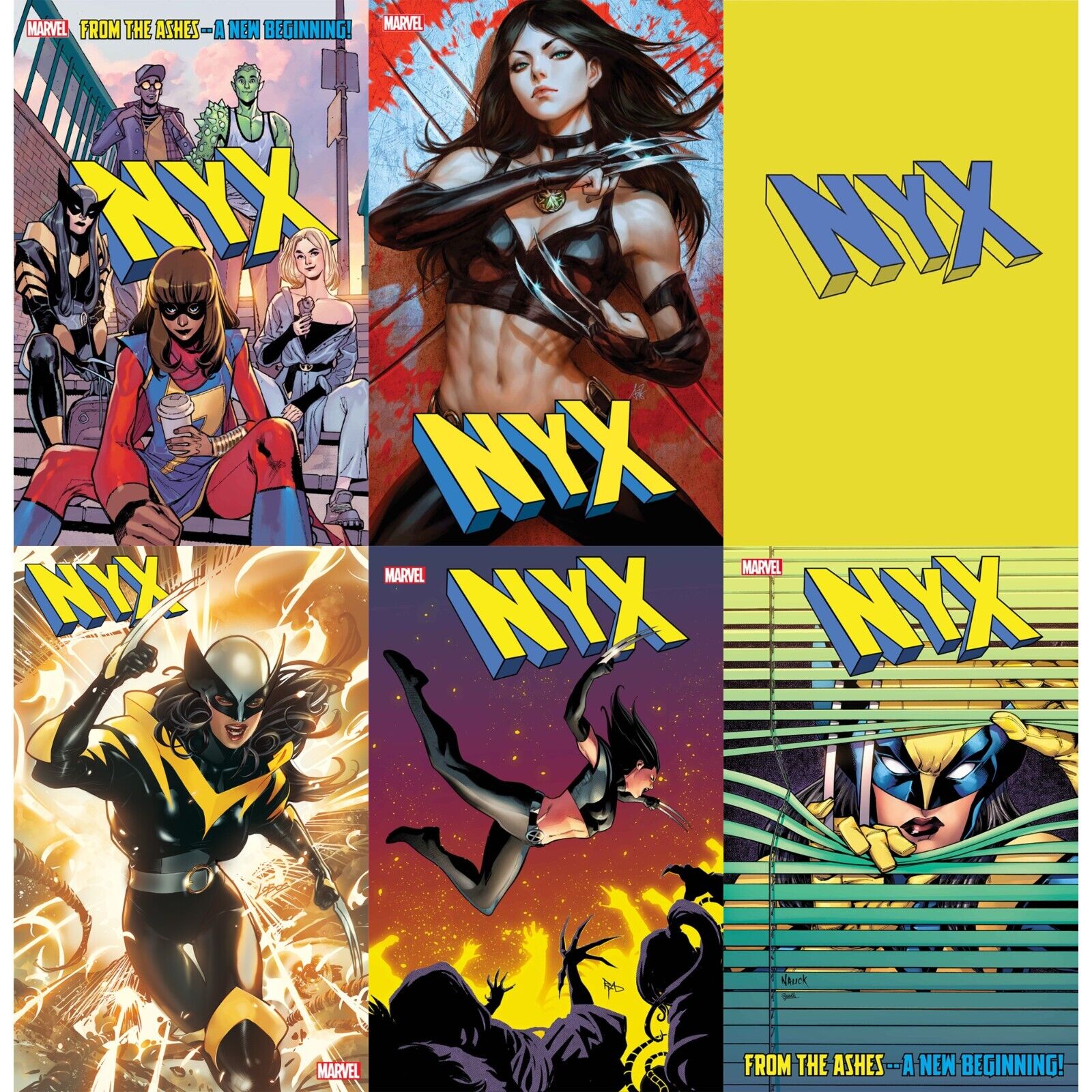 NYX (2024) #1 Marvel Comics X-Men From the Ashes COVER SELECT