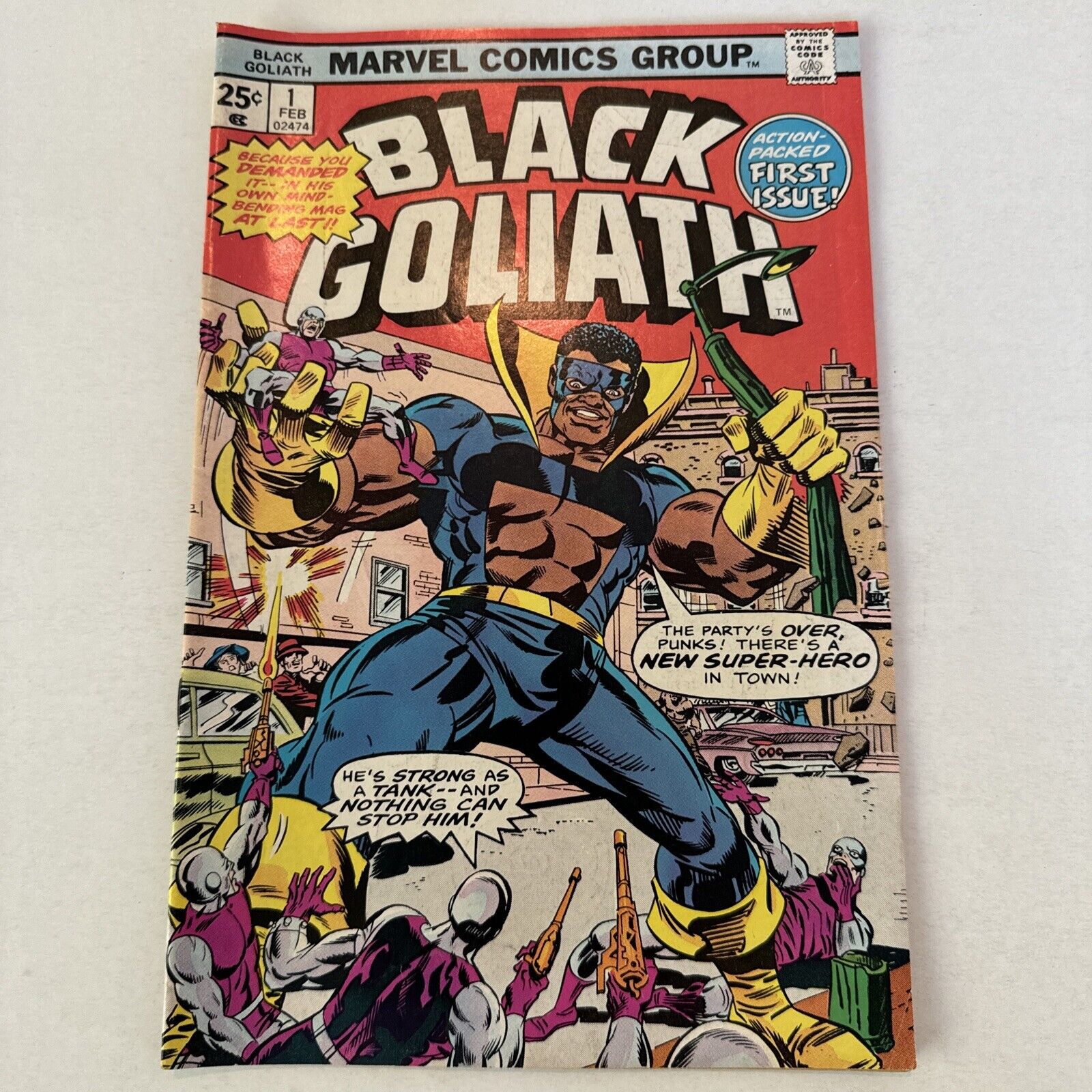 * Black Goliath # 1 * KEY  Bronze Age Marvel Comics 1976 | Tony Isabella FN/VF