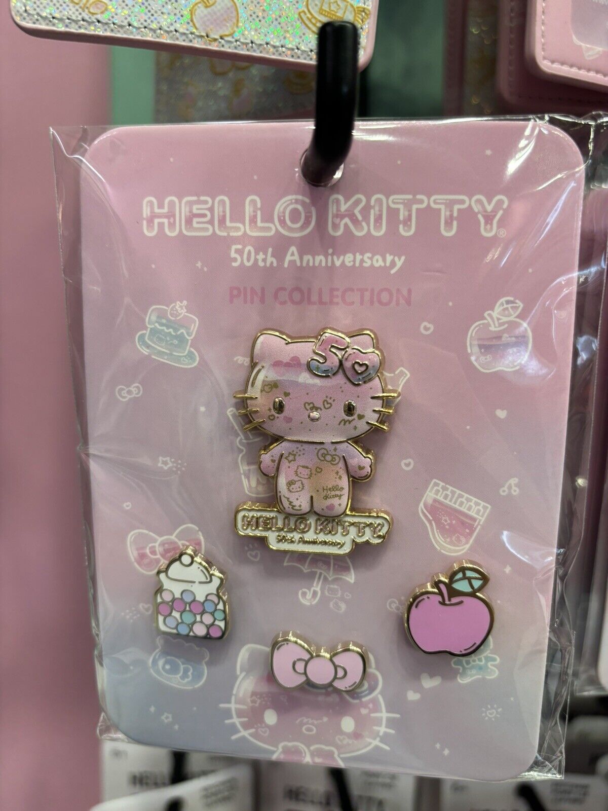 2024 Universal Studios Hello Kitty 50th Anniversary Pin Set Collection