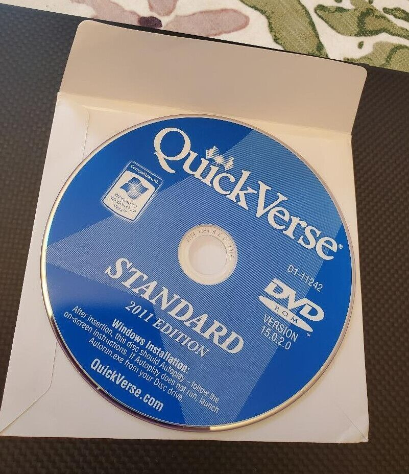QuickVerse Bible Study Software - 2011 (Standard) for Windows 