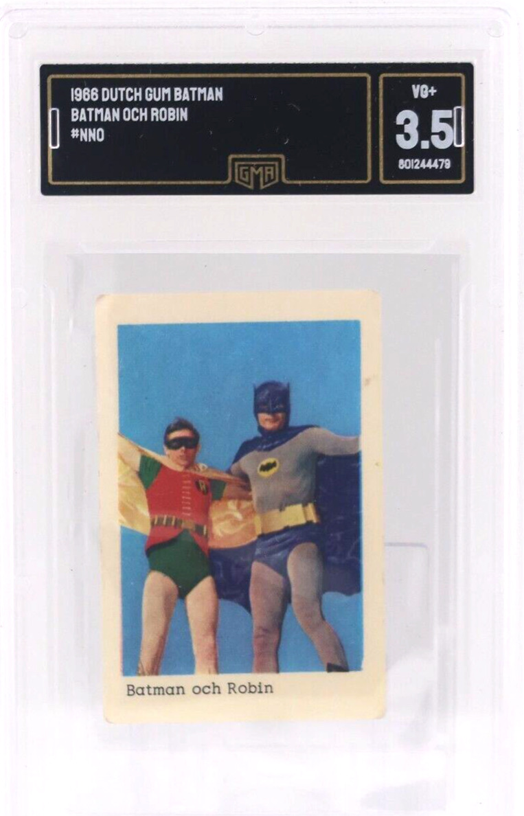 1966 Dutch Gum Batman and Robin GMA 3.5 RARE