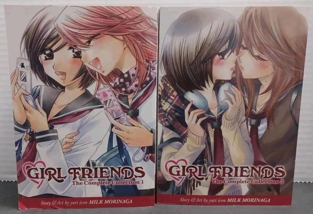 Girl Friends The Complete Collection 1 & 2, English Manga by Milk Morinaga GL