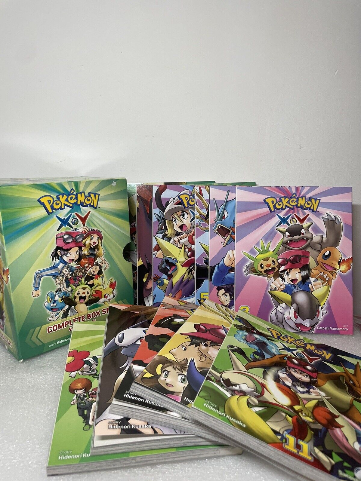 Pokemon X Y Complete Box Set Volumes 1-12 Books  No Poster