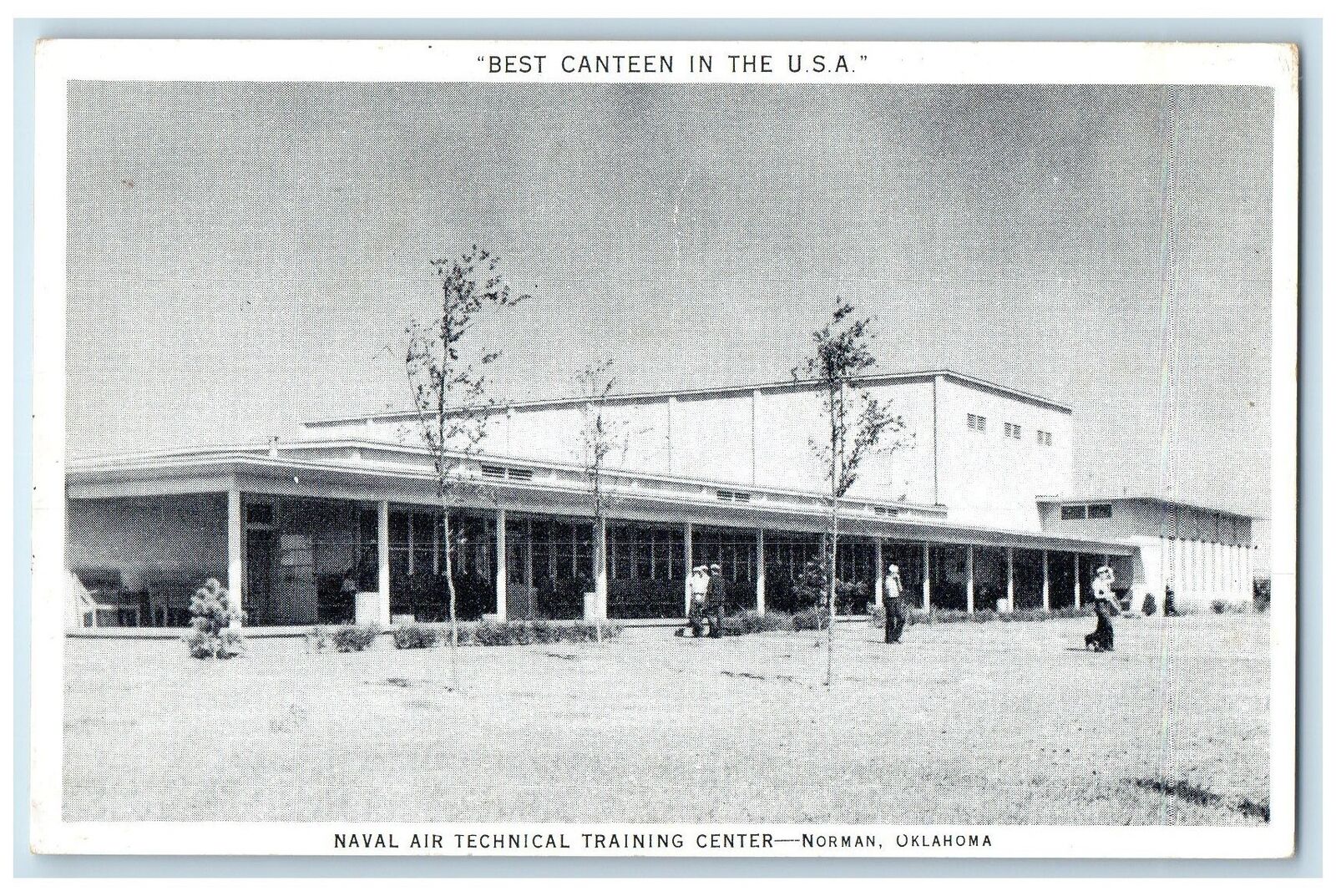 c1960's Naval Air Technical Training Center Norman Oklahoma OK Unposted Postcard
