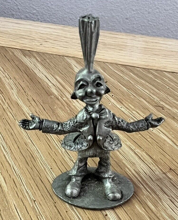 Spoontiques Miniature Pewter Clown Figurine