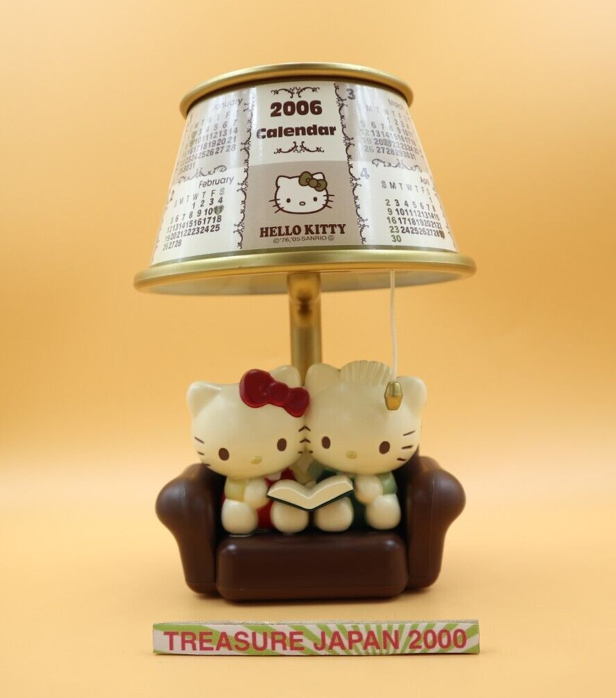 Vintage Sanrio Hello Kitty & Daniel Sofa shaped Room Light 2005 Rare Japan Mint